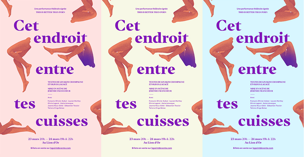Theatre Poetry  poster pastel violet print Show Program Performance erotic