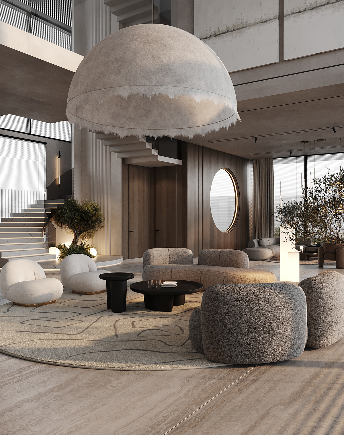3dsmax architecture CGI corona design Interior interior design  modern Render visualization