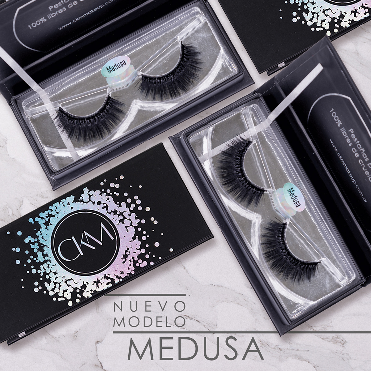 Packaging design makeup beauty product design  branding  product fake eyelashes graphics social media