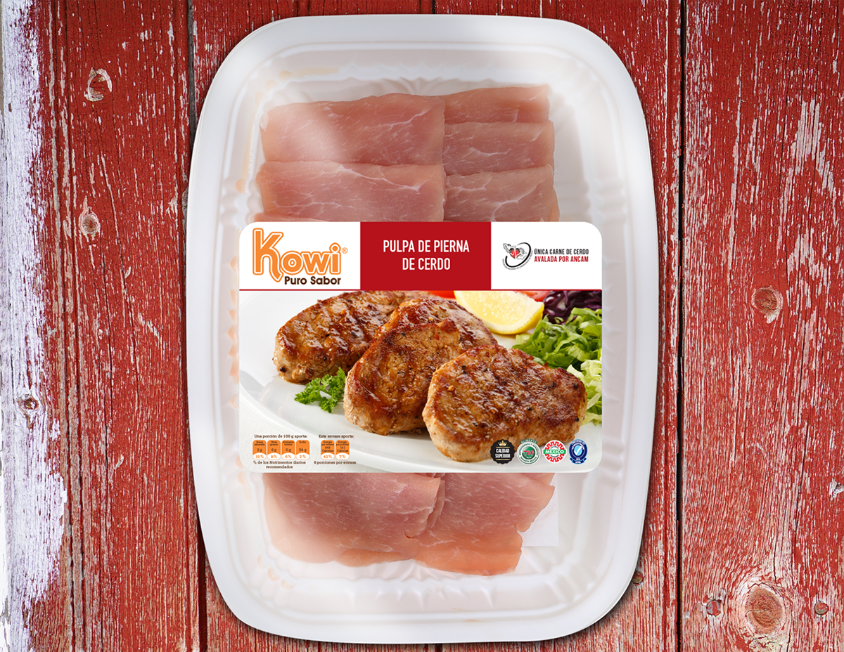 Kowi pig cerdo carne de cerdo Packaging pork pork packaging carnes