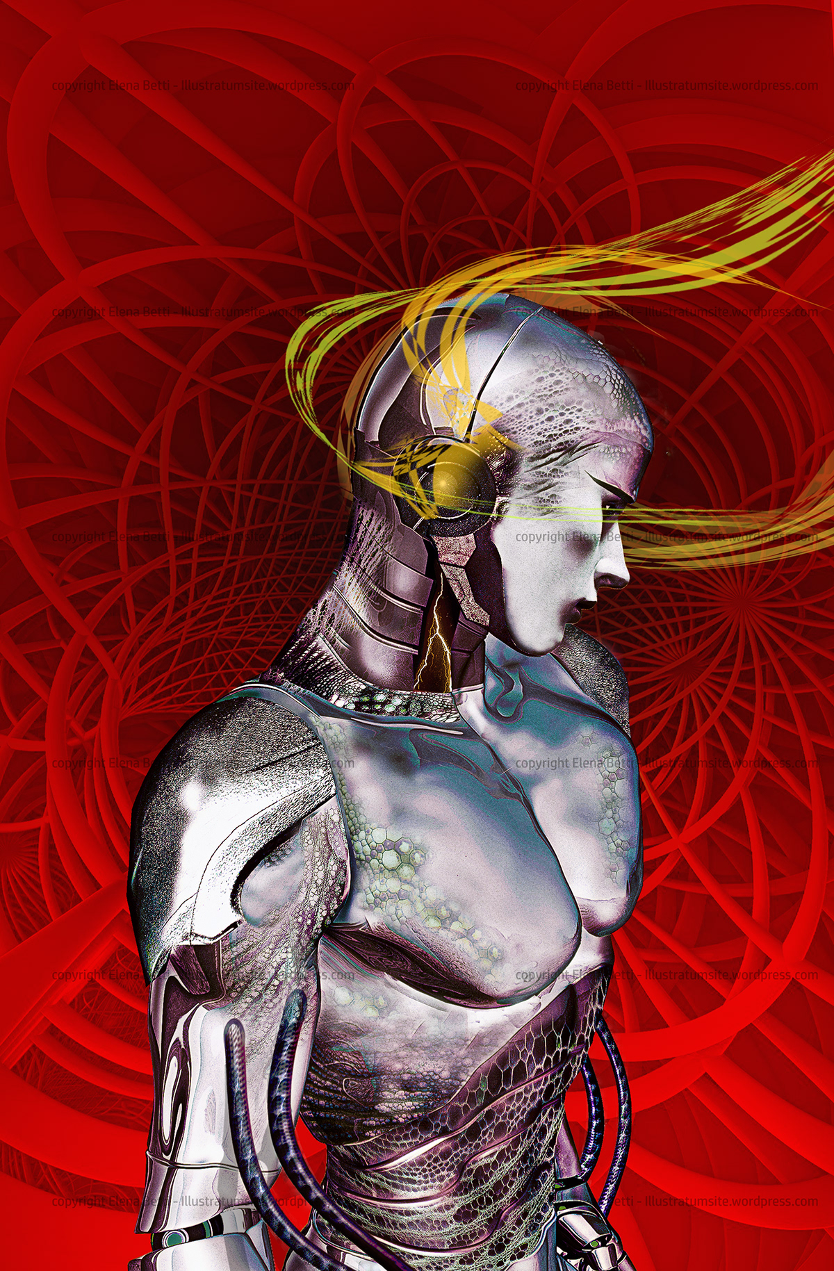 Cyborg immagine di copertina cover copertina fantascienza