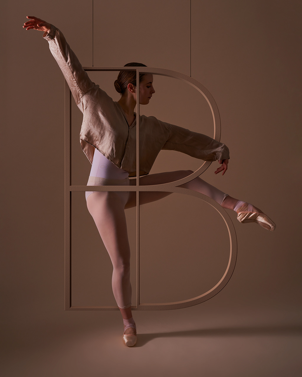 3D CGI DANCE   dancing dancing girl letter photo Photography  Typeface typography  