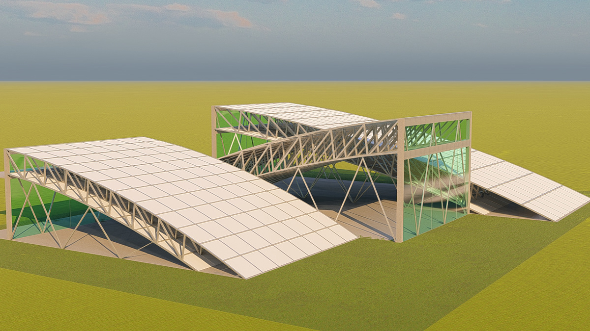 ARQUITETURA prancha arquitetura architecture Render visualization 3D lumion SketchUP exterior sistemas estuturais