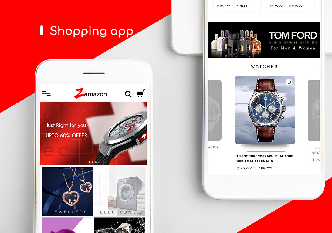 Android App ecommerce app iOS App online shopping shopping app ui design ui ux