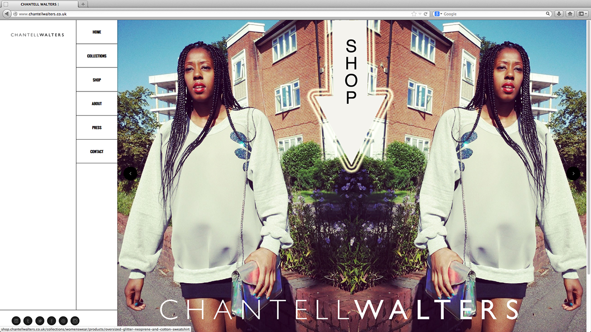 fashion label London Jamaican english made in UK streetwear chic elegant sparkle SILK shop online Clothing
