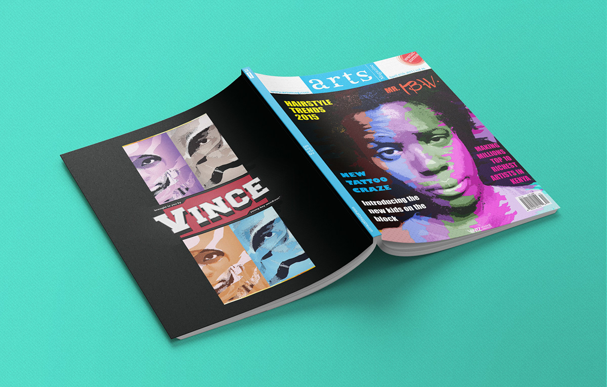 Logo Design masthead layouts editorial magazine publication