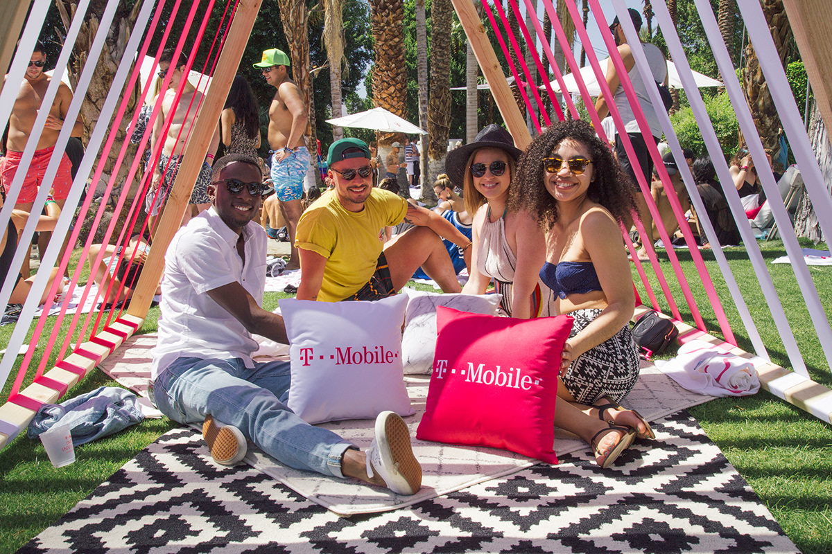 pandora T-Mobile tmobile Experiential experiential marketing Event Design Events coachella music branding 