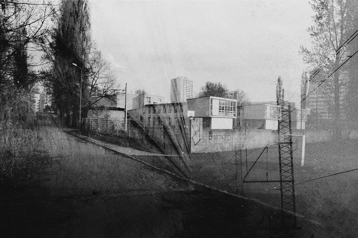 multiexpose multi expose 35mm 35 mm analog ILFORD black and white photo