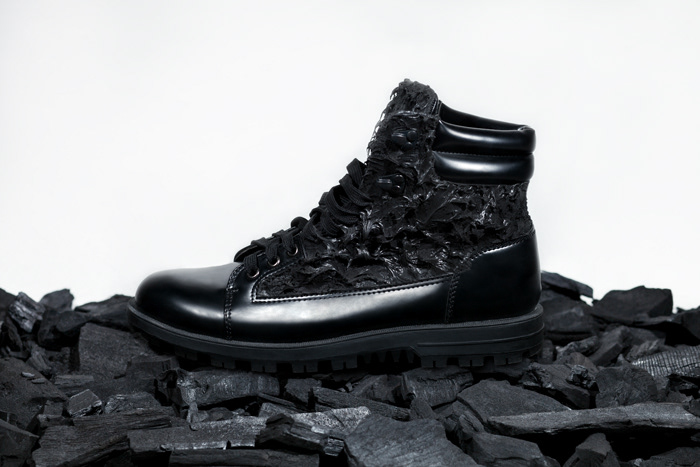 iLAAVAA shoes volcano black coal Nature abstract digital ukraine Kyiv young designers design art
