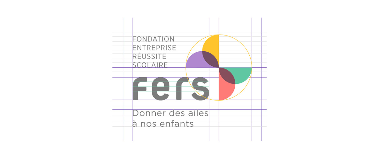 school fundation Education School Success réussite scolaire Fondation miniamlist flat Minimalism color circle round