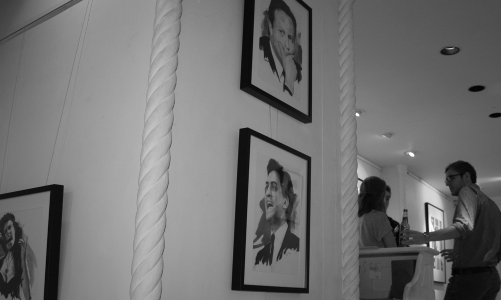 Exhibition  London portrait black and white Duotone Adele obama Beyonce Katy Perry pencil ink Ps25Under25