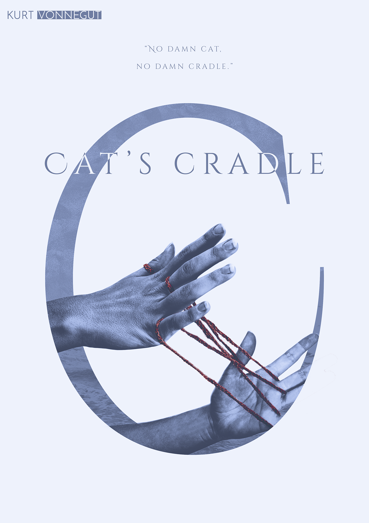Cat's Cradle, Kurt Vonnegut poster/book cover on Behance
