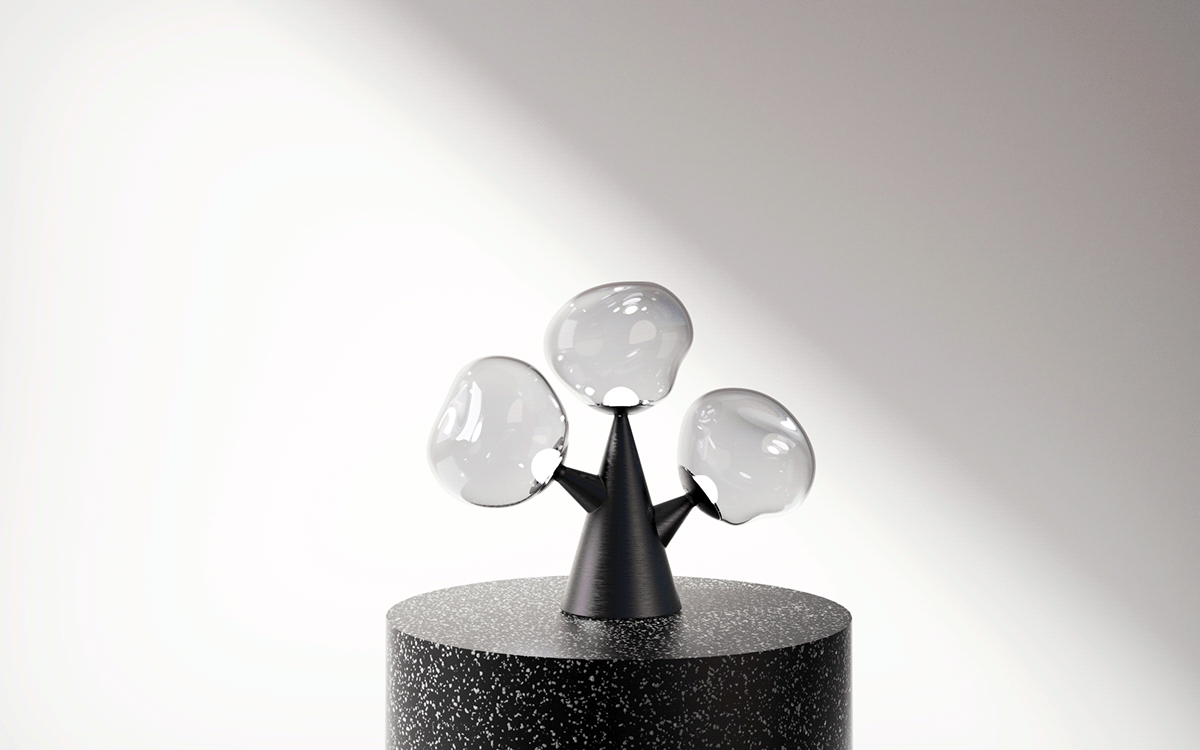 Lamp industrial design  lamp design tom dixon Render fourniture design interior design  product design  CMF Design