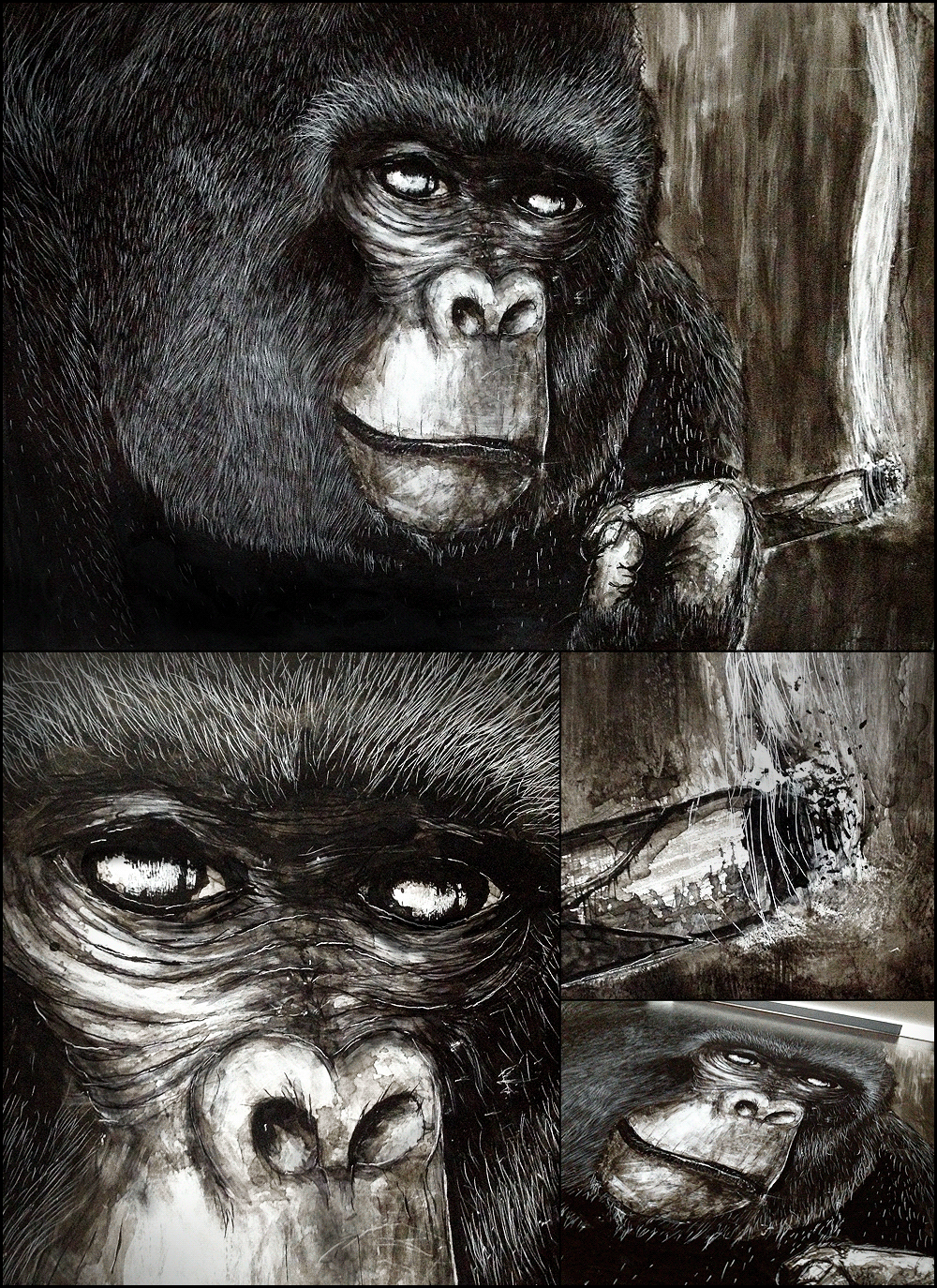 ink monkey gorilla proudestmonkey
