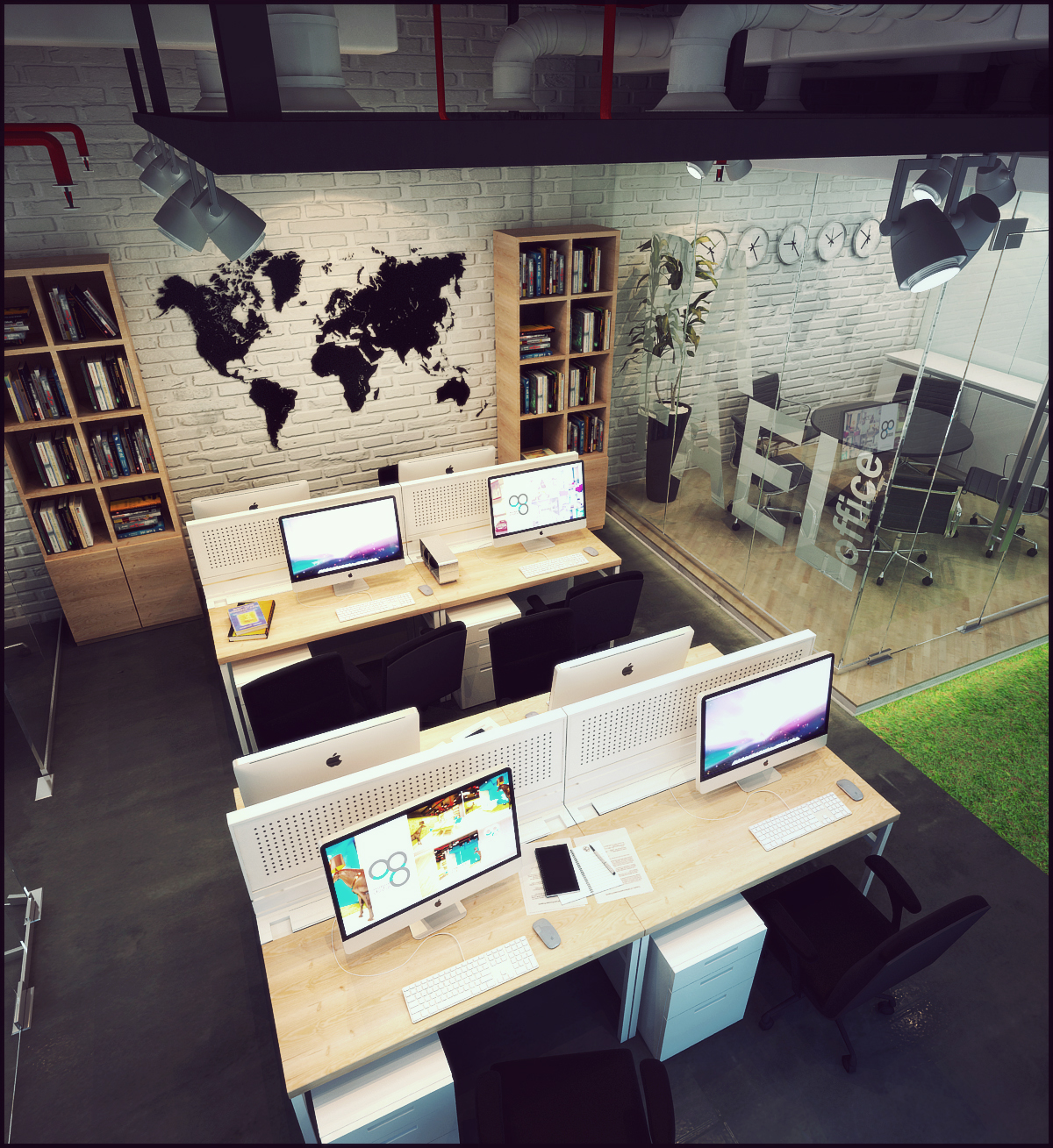 Design Office Interior Office 3D