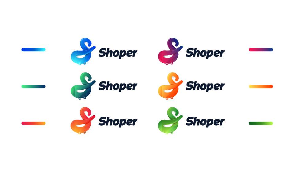logo brand Ecommerce shop app identity cart Shopping mobile Food  groceries Electronics