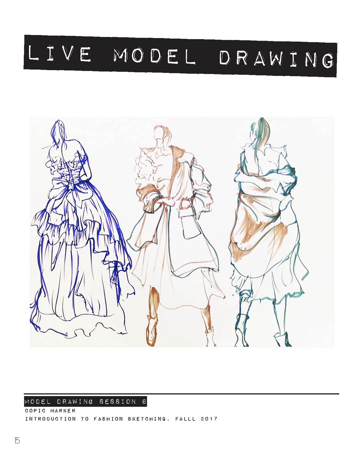 textile portfolio InDesign Fashion  fashion illustration Model Drawing life drawing