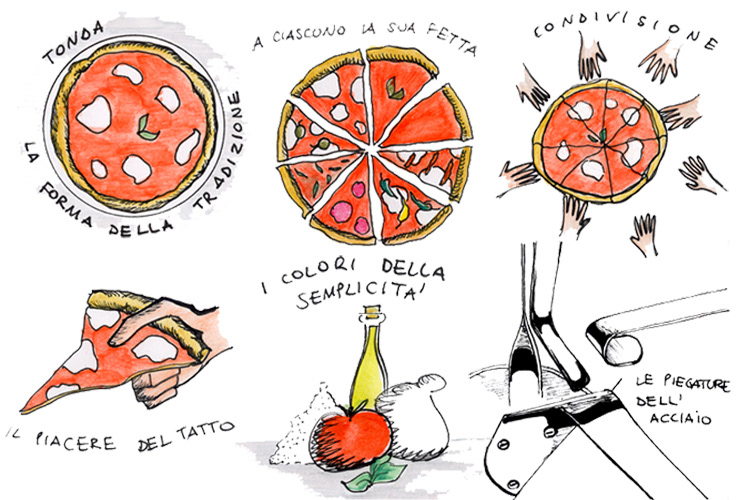 food design Pizza set