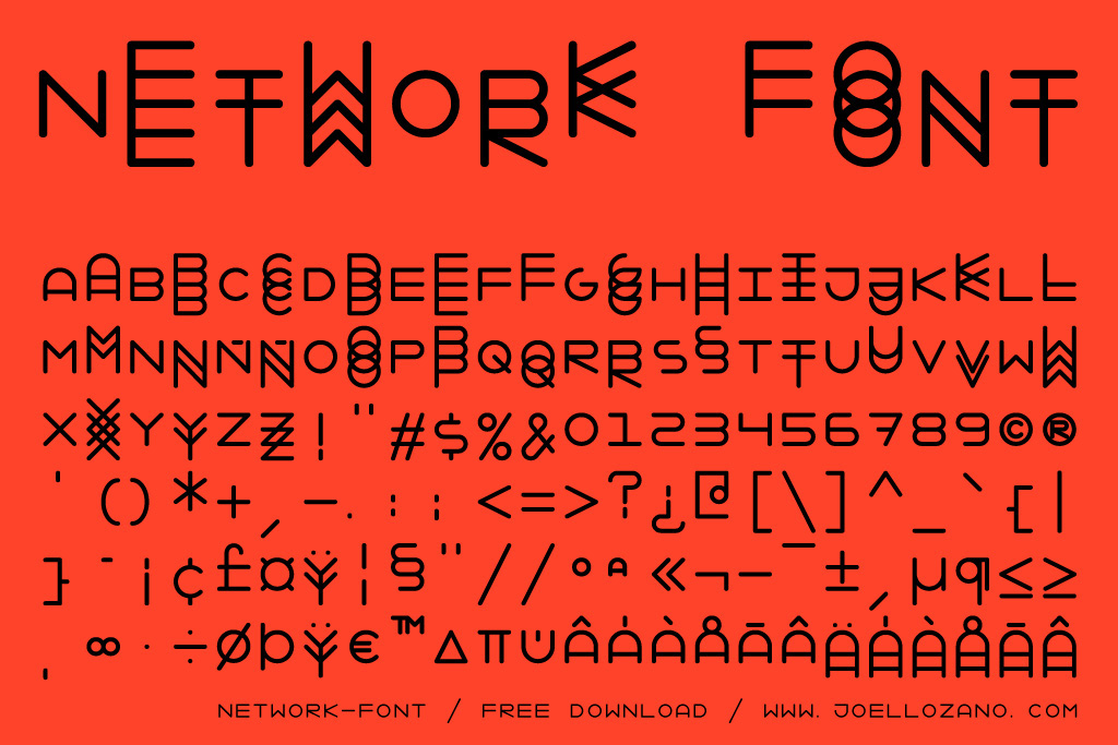 Free font free gratis Joel Lozano barcelona absolut Absolut Network network monospace