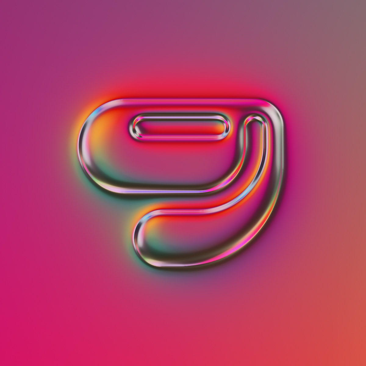 36 days 36daysoftype lettering typography   chrome glass metallic reflection refraction type design