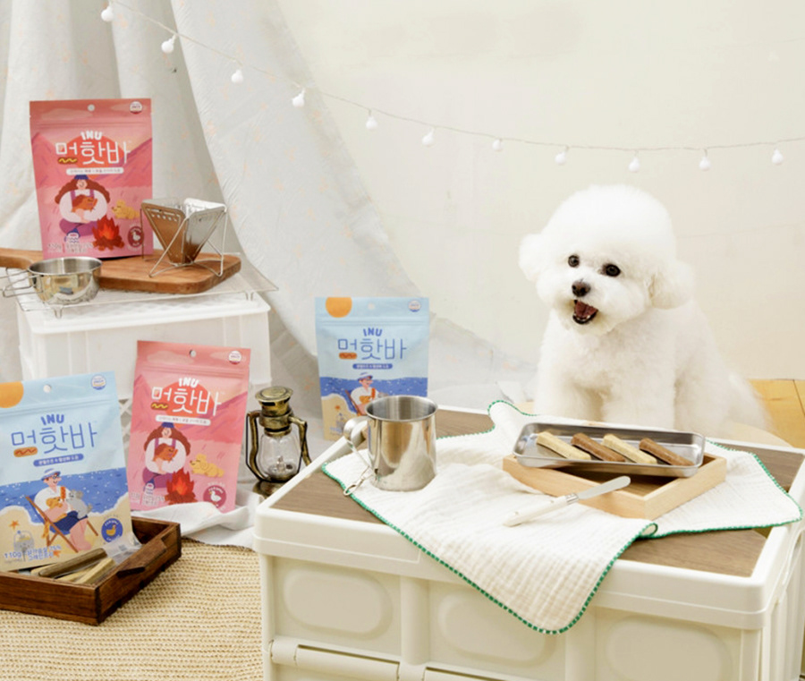 Character design  digital illustration dog package design  Packaging Pet puppy summer