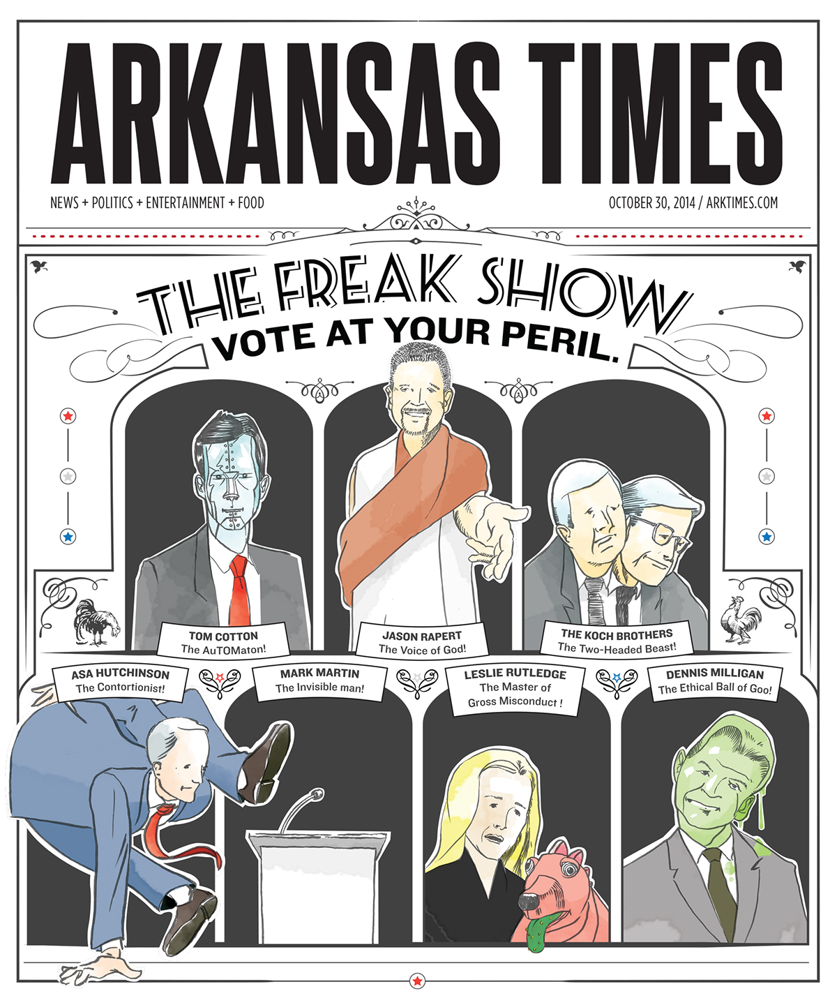 Adobe Portfolio covers Arkansas Times Arkansas little rock print