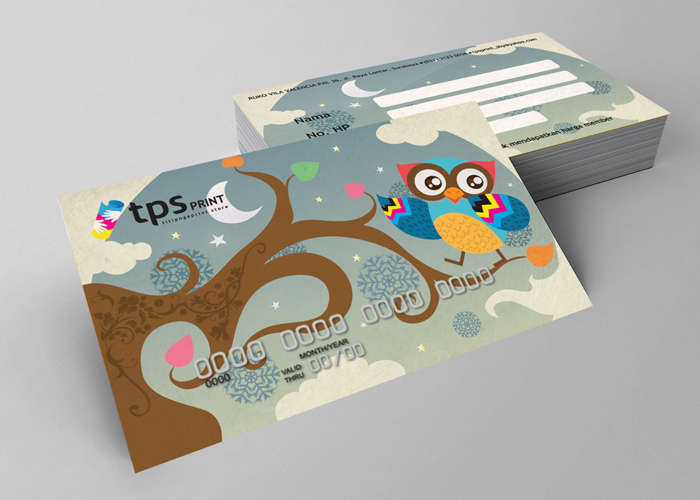 calendar  desk print Mascot owl Promotion media colorful vector digital
