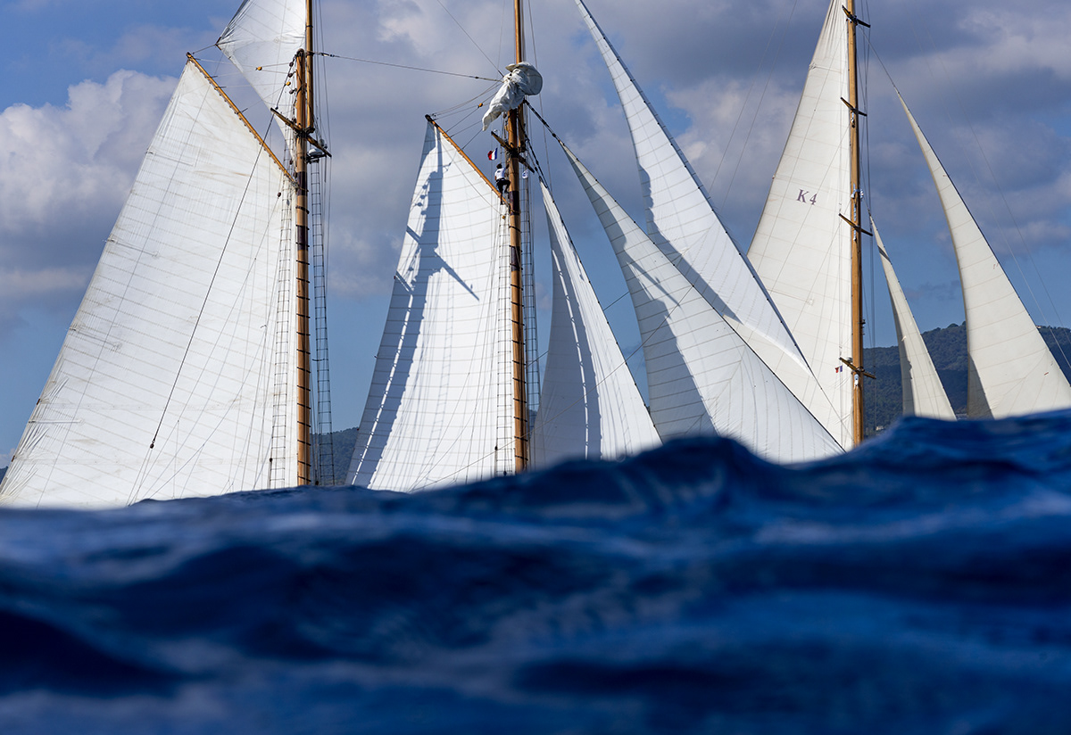 blue classic yachts clouds french riviera Ocean regatta sailing sea SKY waves