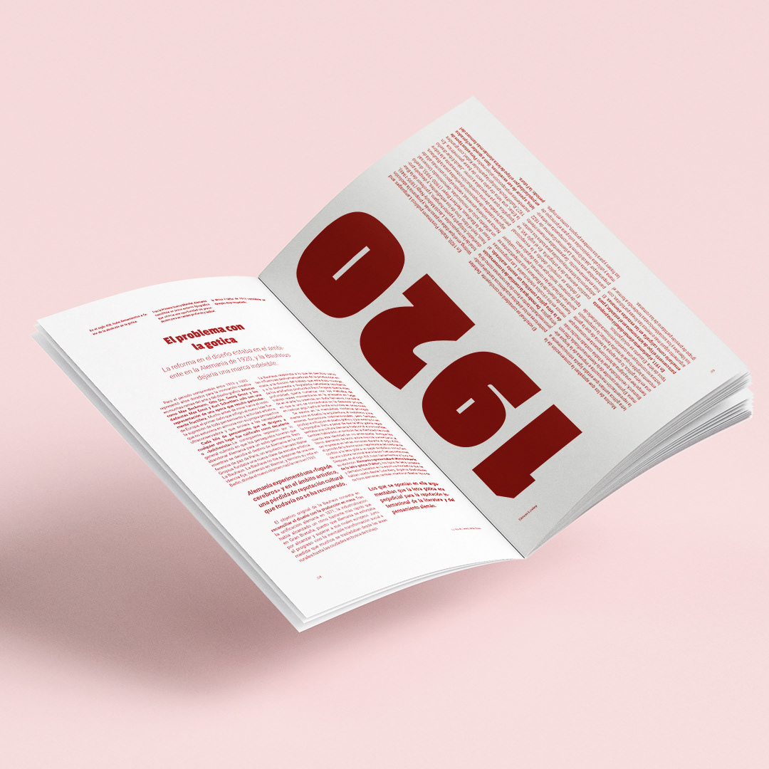 brochure design typography  