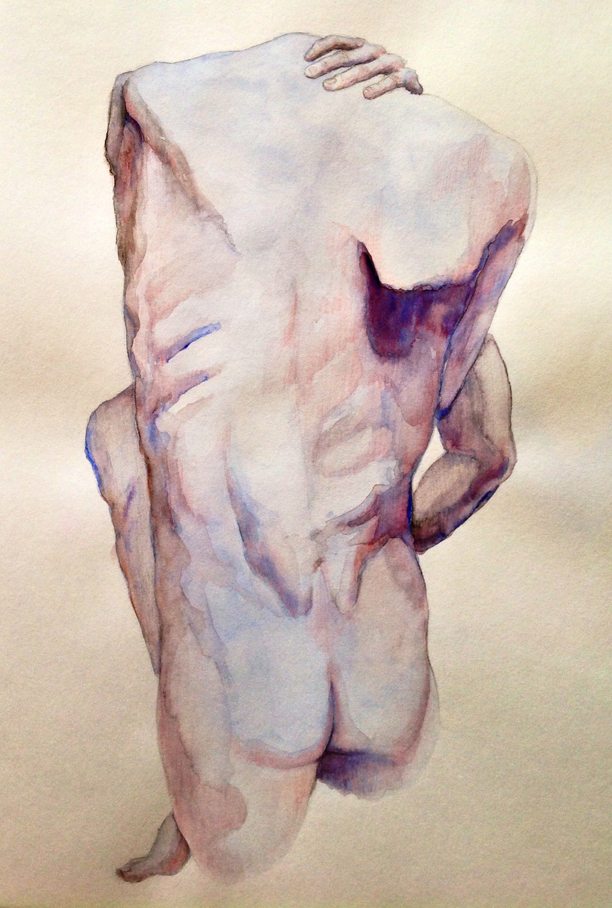 watercolor figure