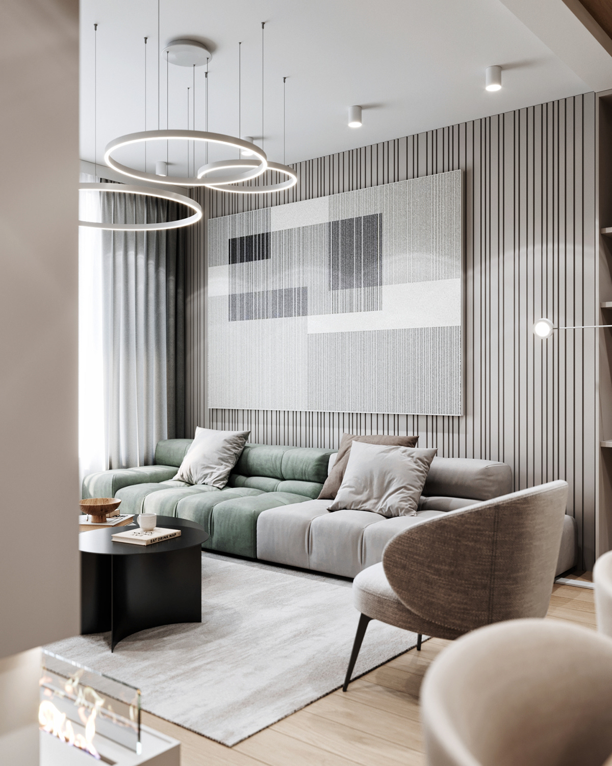 3d modeling 3dsmax architecture archviz corona Interior interior design  living room Render visualization