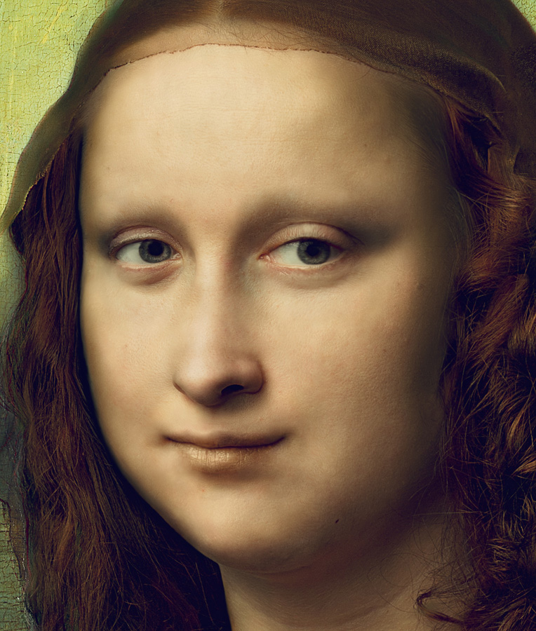 Mona Lisa tadao cern Da Vinci Leonardo Mimic reveal the truth gallery recreation