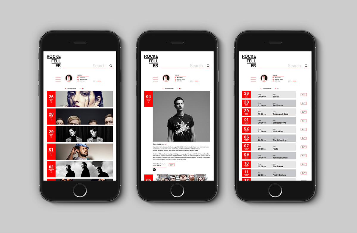 music grid oslo interactive type redesign Webdesign logo Responsive UI