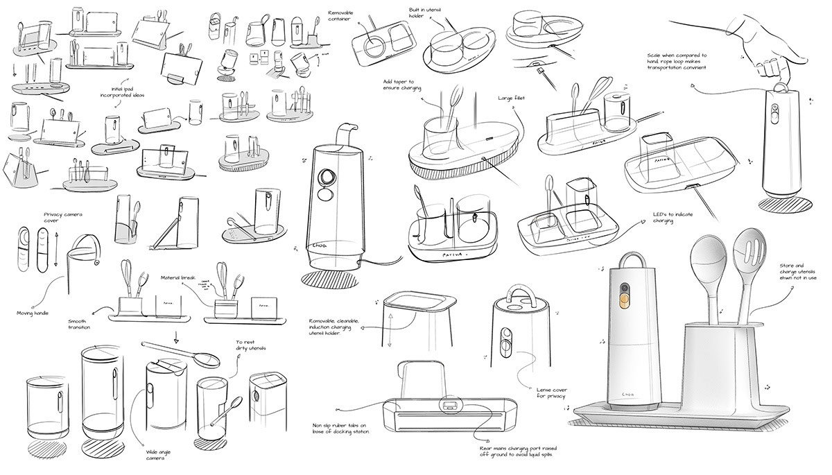 design industrial design  Render sketch concept design Smart Home product design  keyshot visualization concept