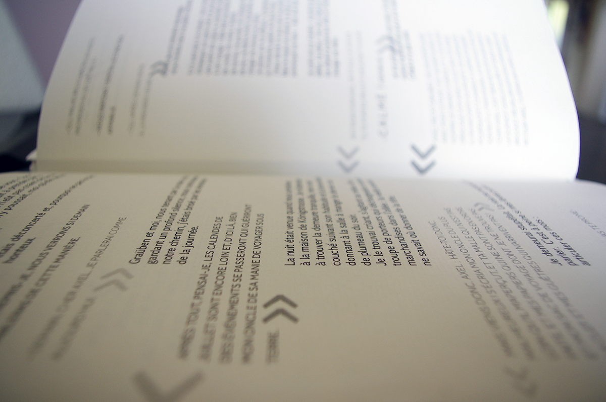 jules verne edition editorial design mise en page art book InDesign Layout print