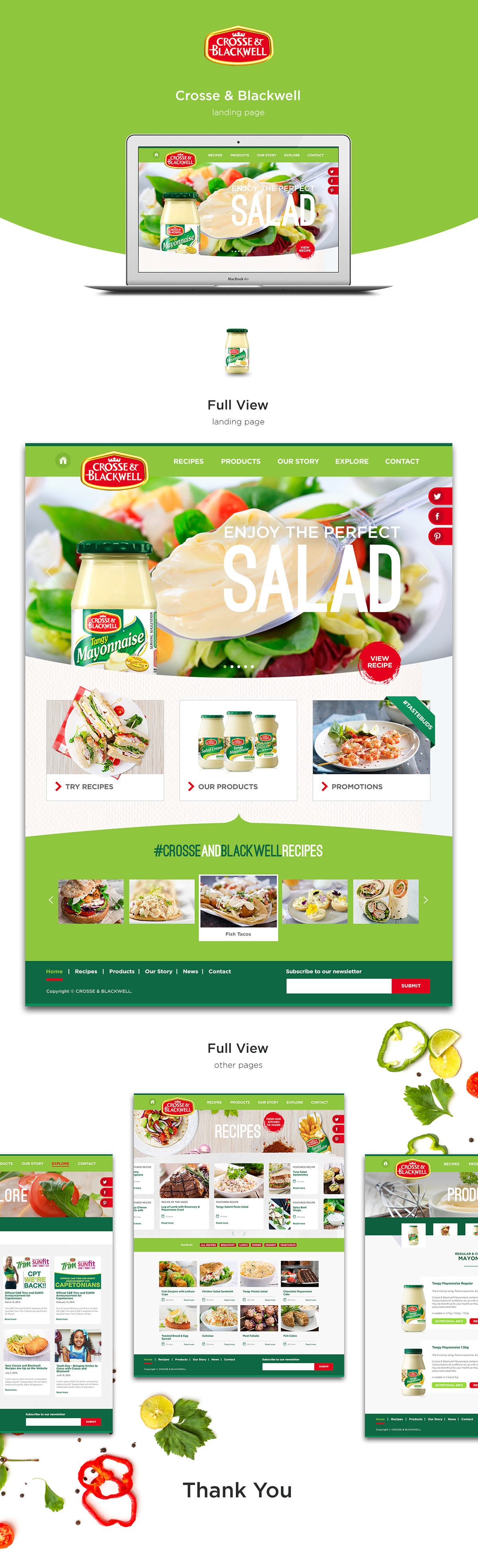Crosse & Blackwell Website mayonnaise south africa