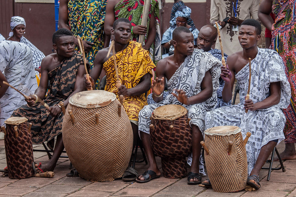 Ghana Kumasi gold ashanti Osei Kofu Tutu king Akwasidae Travel africa West Africa Canon festival ceremony Dances Ethnic