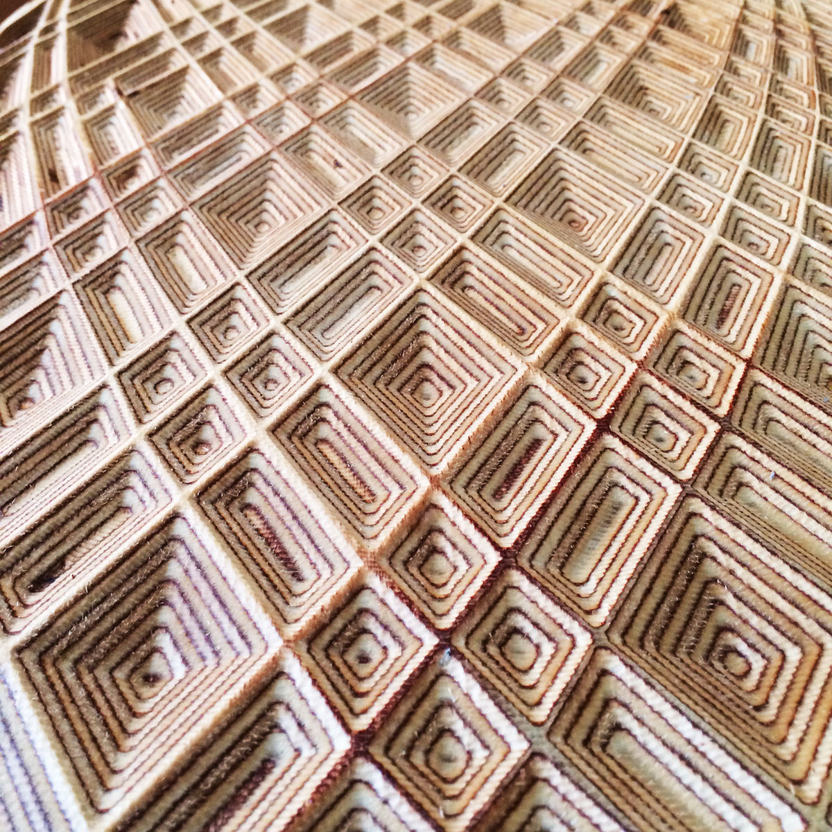 plywood cnc CNC Router wall art parametric wood working  wood art Wood Panel art pattern Rhino Grasshopper Triarchictheory
