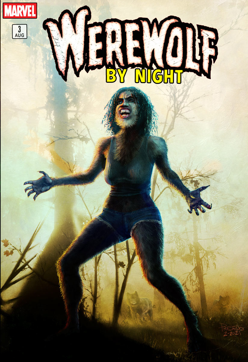 dramenon marvel marvel comics photoshop presedo Werewolf werewolf by night