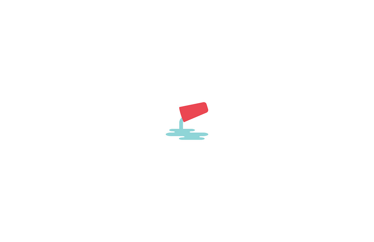 cup spill Icon pictogram Fun bright water water fall rain cloud