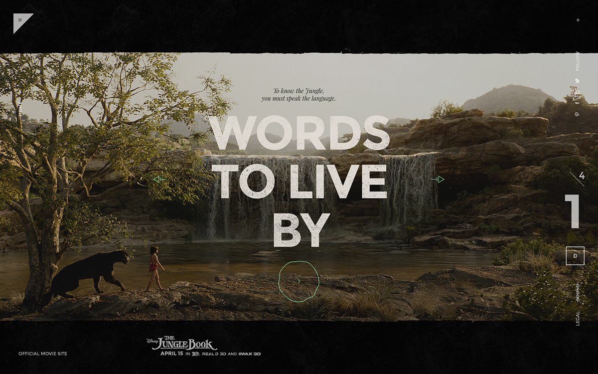 The Jungle Book movie rudyard kipling bill murray ben kingsley idris elba Shere Khan mowgli scarlett johansson web gl 3D