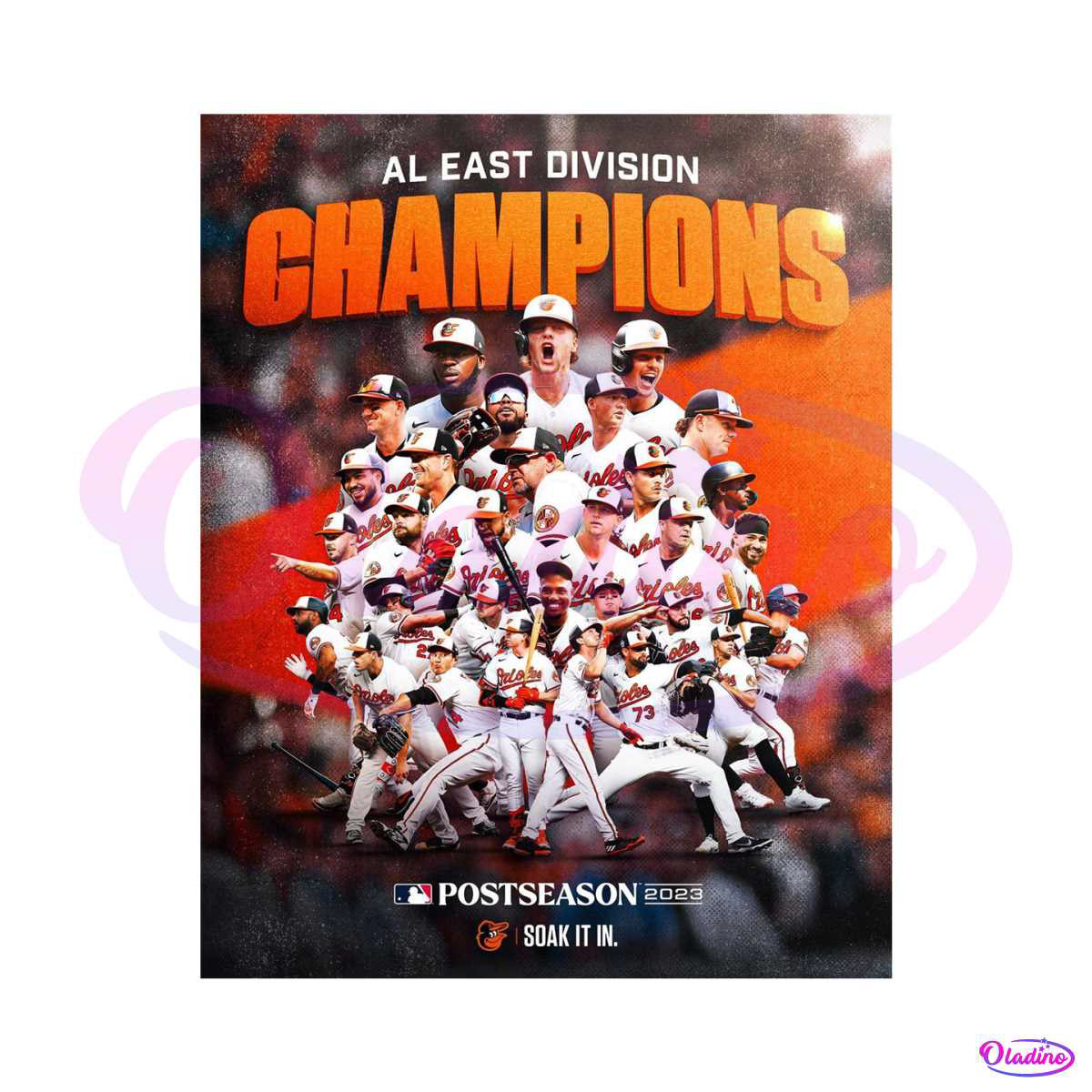 design Digital Art  digital mlb baseball Baltimore Orioles sports Champions AL East Division
