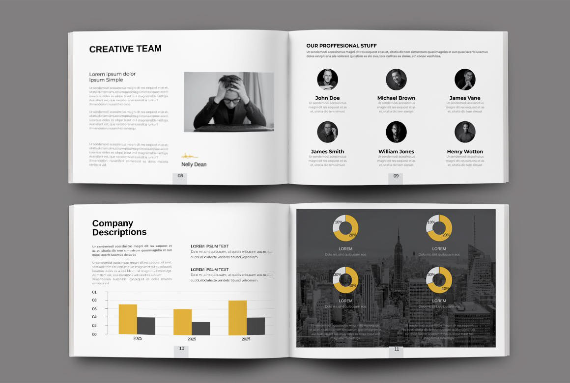 annual report Annual Report Design Landscape agency Proposal branding  brief brochure business а4