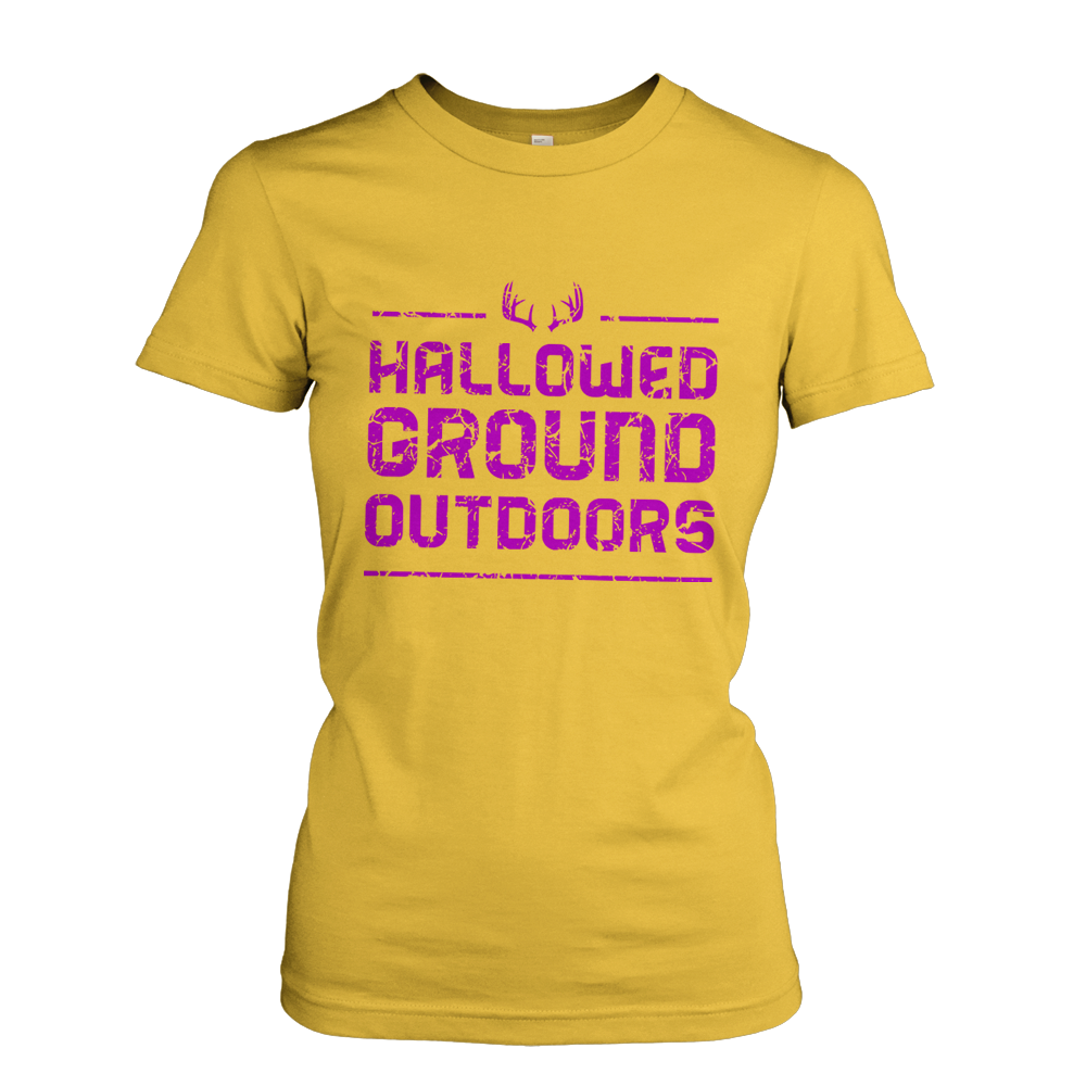 hallowed ground outdoors shirt design women men Hunting