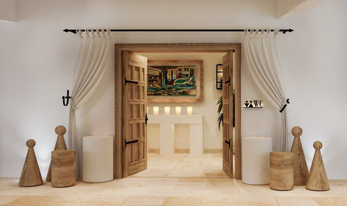 WC design wc interior interiors design Render 3ds max vray bathroom modern rustic wc