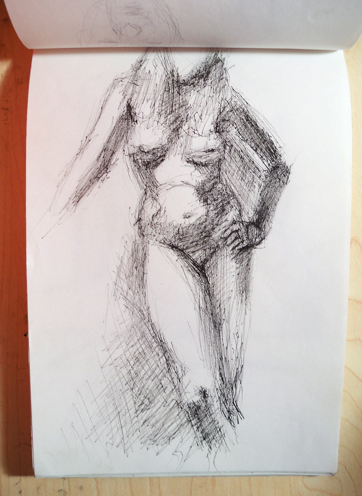 sketchbook Figure Drawing line drawing stab binding