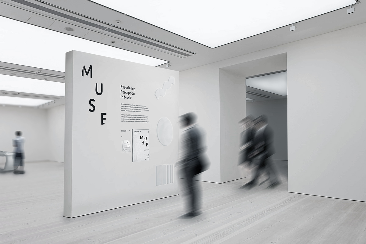 design Exhibition  experiment music perception sound White