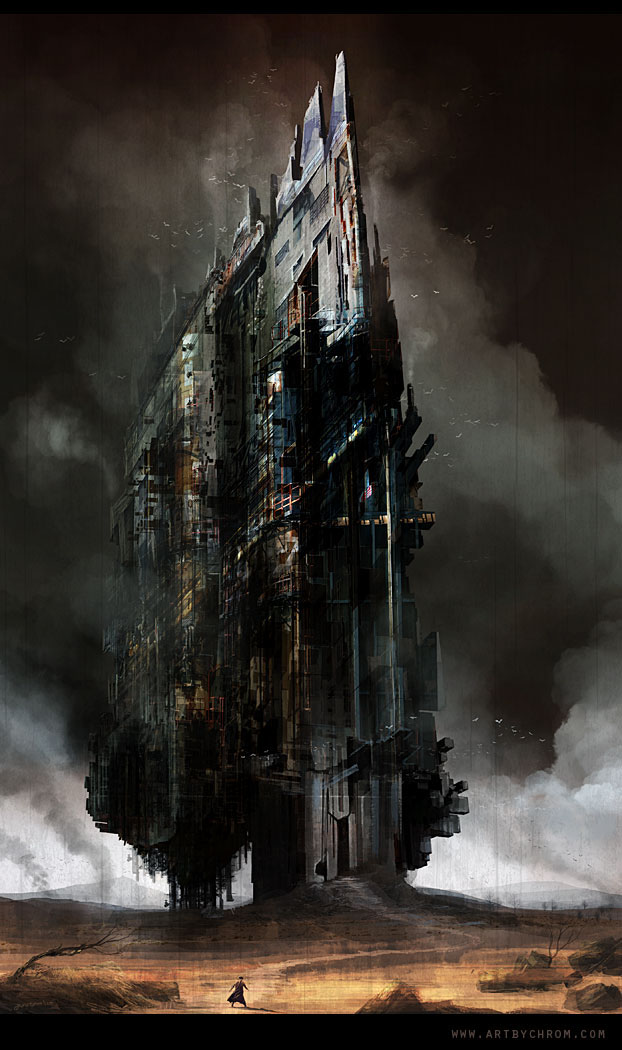 fantasy  sci fi castles towers alien  worlds