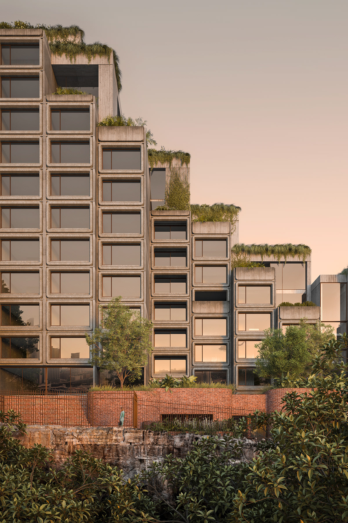 3D artifice Competition concrete heritage howe law Sirius sydney vray