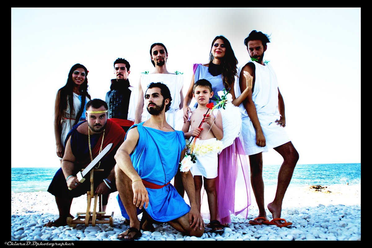 costumes characters Greece Peplum   chiton ulisse circe camillorè penelope athena cupid jime ghirlandi puglia sounds materiali musicali poseidon